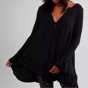 NWOT Free People Olivia Henley Tunic Top, XS